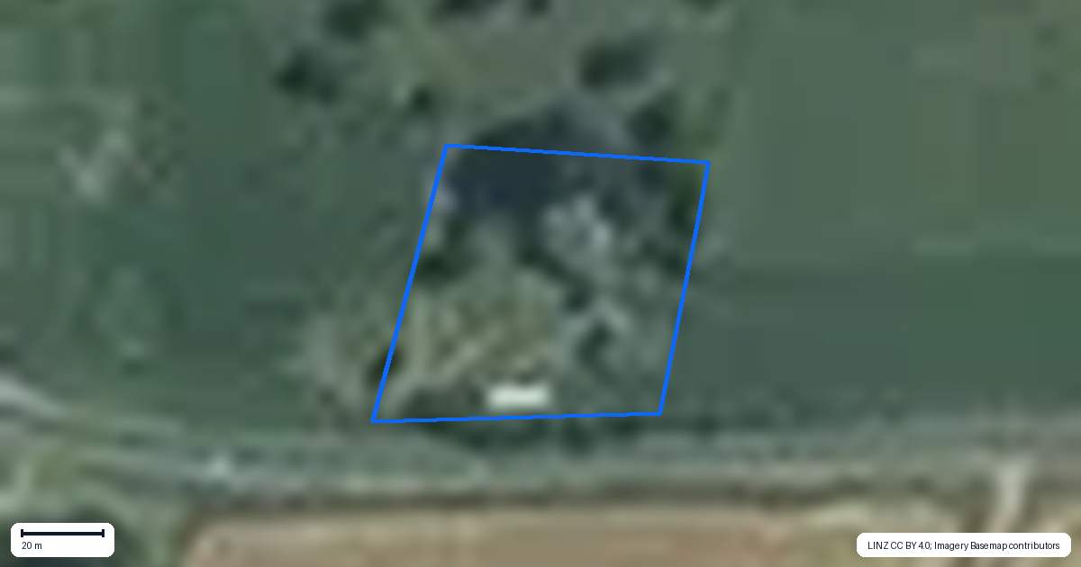 Property context map for 1302 Paterangi Road, Ohaupo