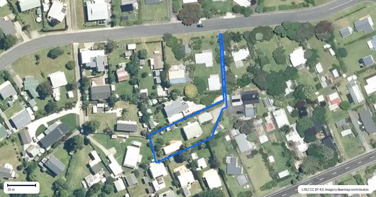 Property context map for 11 Marlin Place, Whiritoa, Waihi