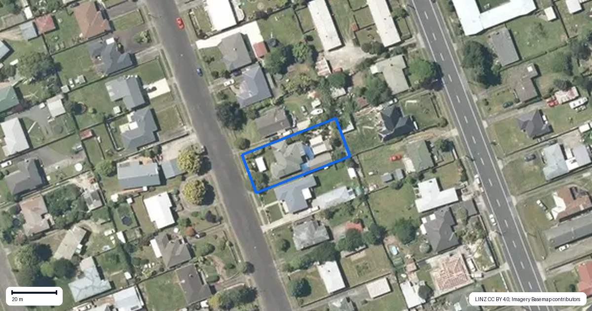 Property context map for 85 Manaia Street, Tokoroa