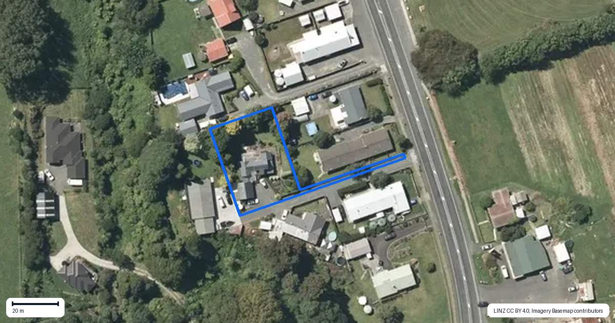 Property context map for 664D Horotiu Road, Te Kowhai, Hamilton