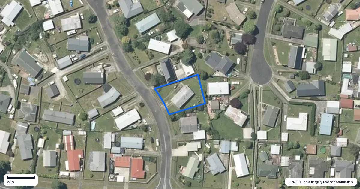 Property context map for 5 Stafford Place, Tokoroa