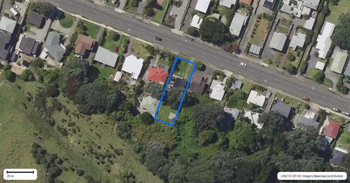 Property context map for 82 Pohutukawa Avenue, Ohope