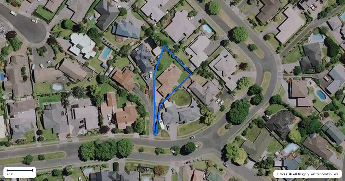 Property context map for 58 Harrowfield Drive, Harrowfield, Hamilton