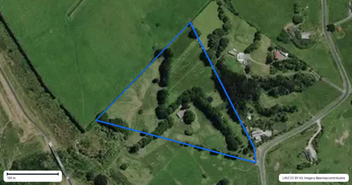 Property context map for 64 Peacockes Lane, Peacocke, Hamilton