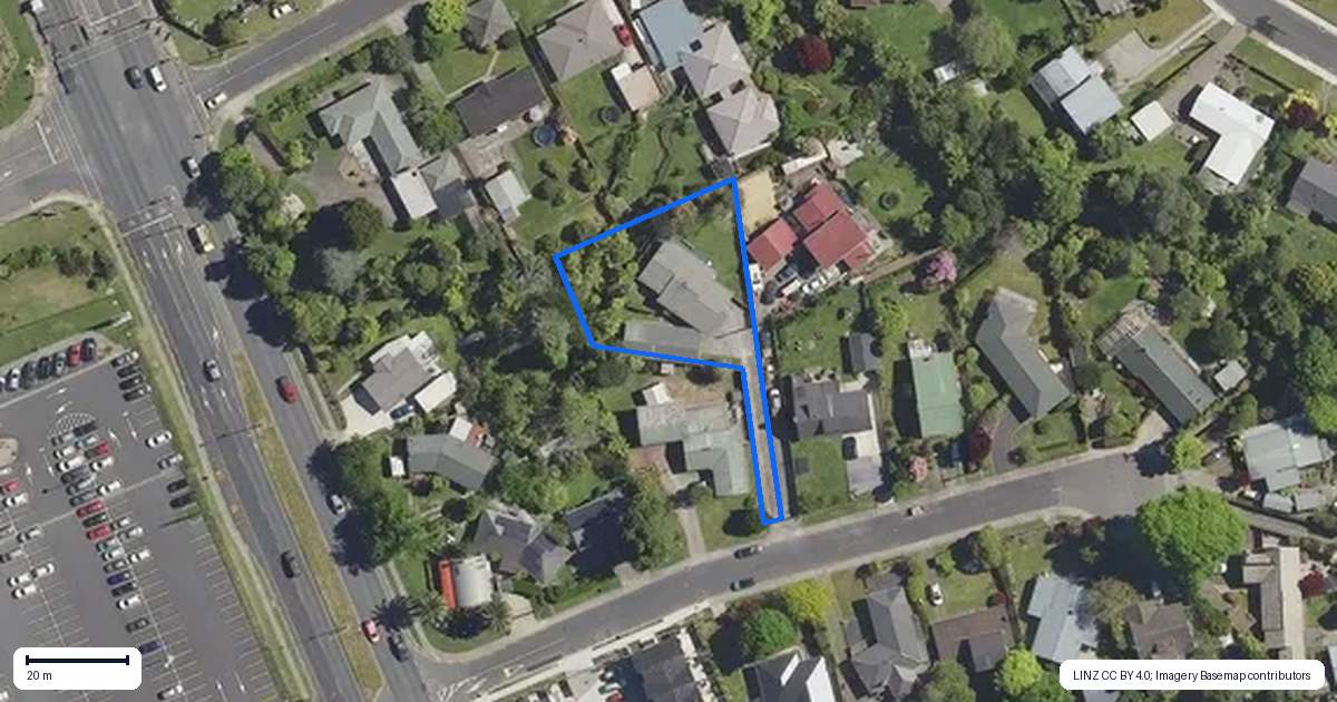 Property context map for 6 Amokura Street, Fairy Springs, Rotorua