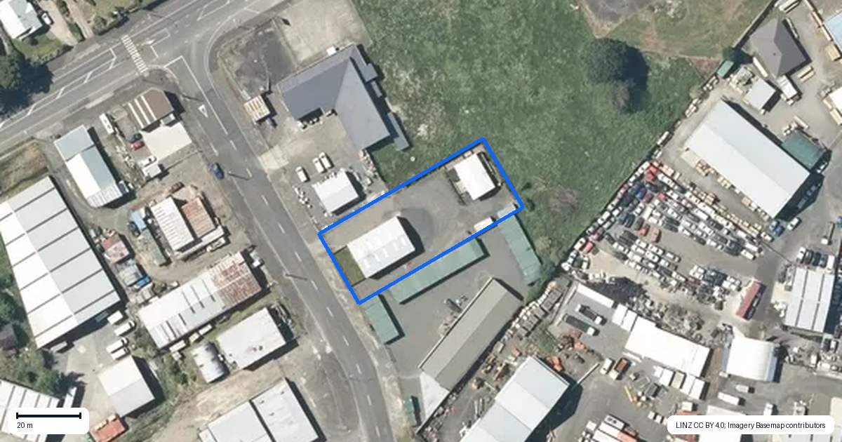 Property context map for 8 Totara Street, Putaruru