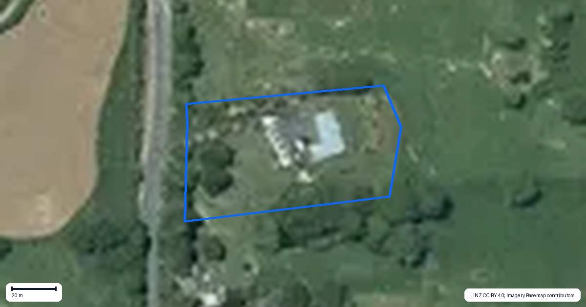 Property context map for 144 Mairoa Road, Piopio