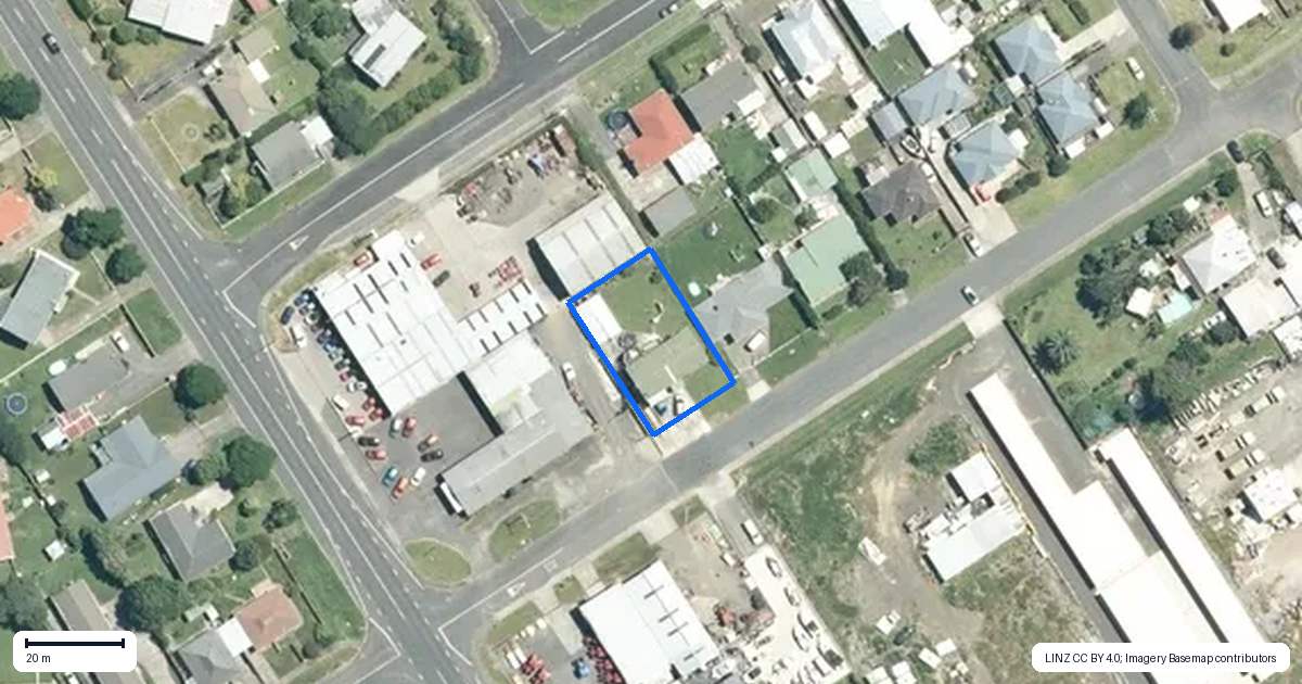 Property context map for 4 Flora Street, Paeroa