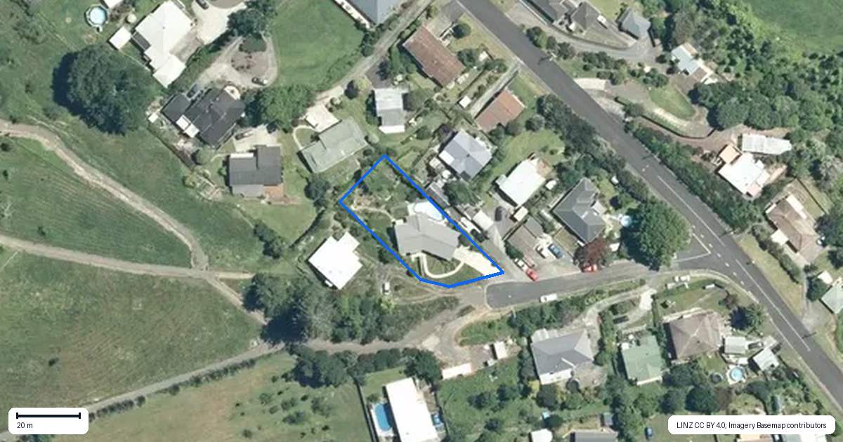 Property context map for 5 Olga Street, Paeroa