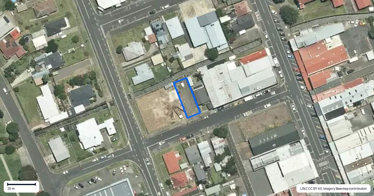 Property context map for 203 Walter Street, Thames