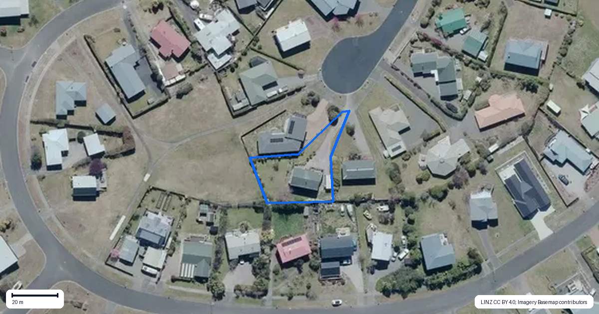 Property context map for 10 Rowena Crescent, Motuoapa