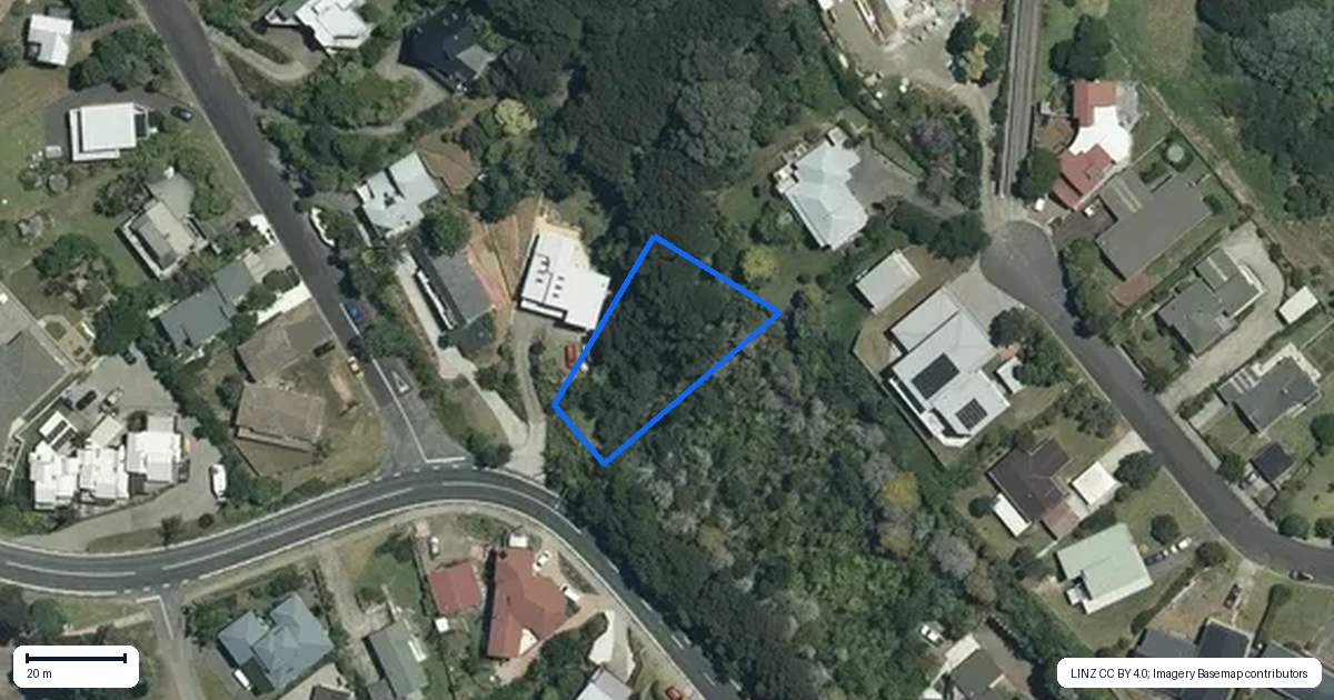 Property context map for 192 Buffalo Beach Road, Whitianga