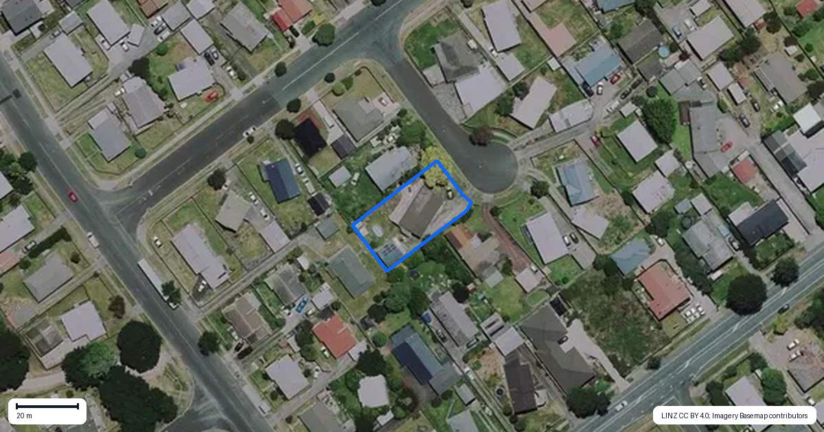 Property context map for 6 Olive Place, Nawton, Hamilton