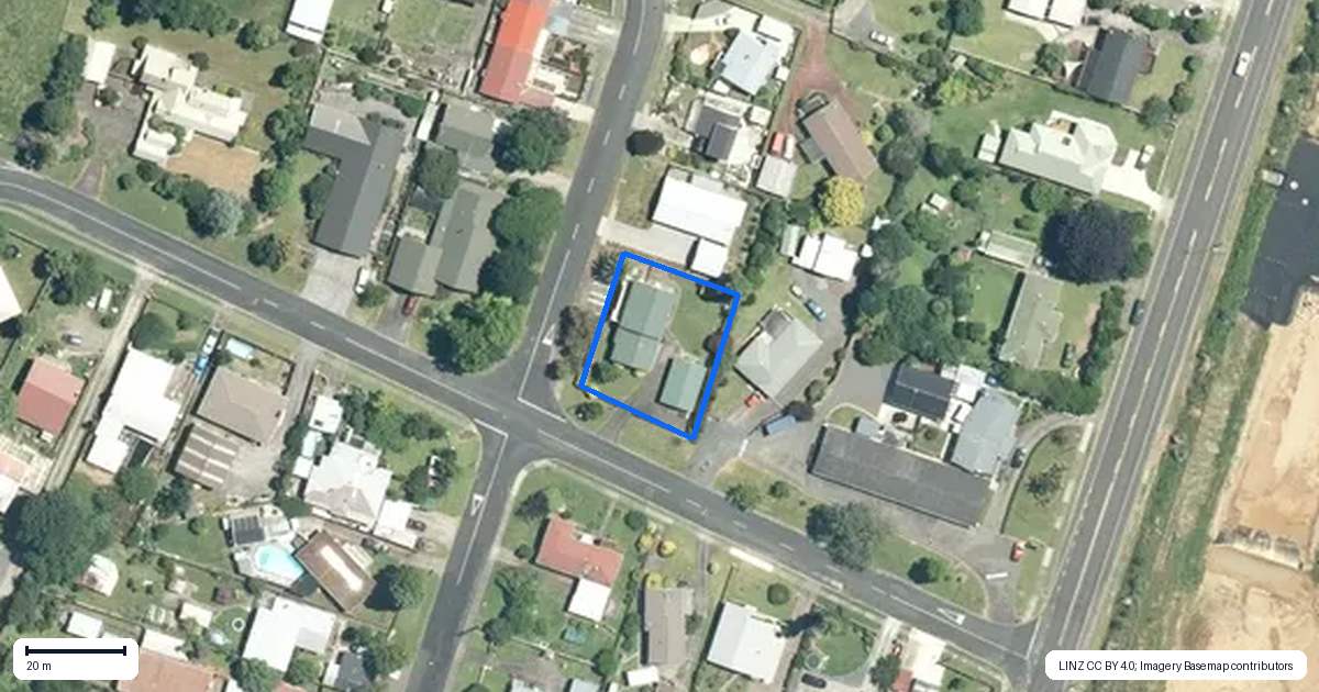 Property context map for 5 Norwood Road, Paeroa