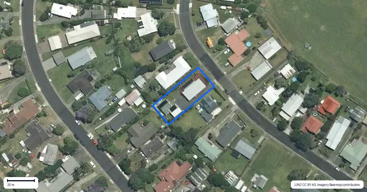 Property context map for 48 Catherine Crescent, Whitianga