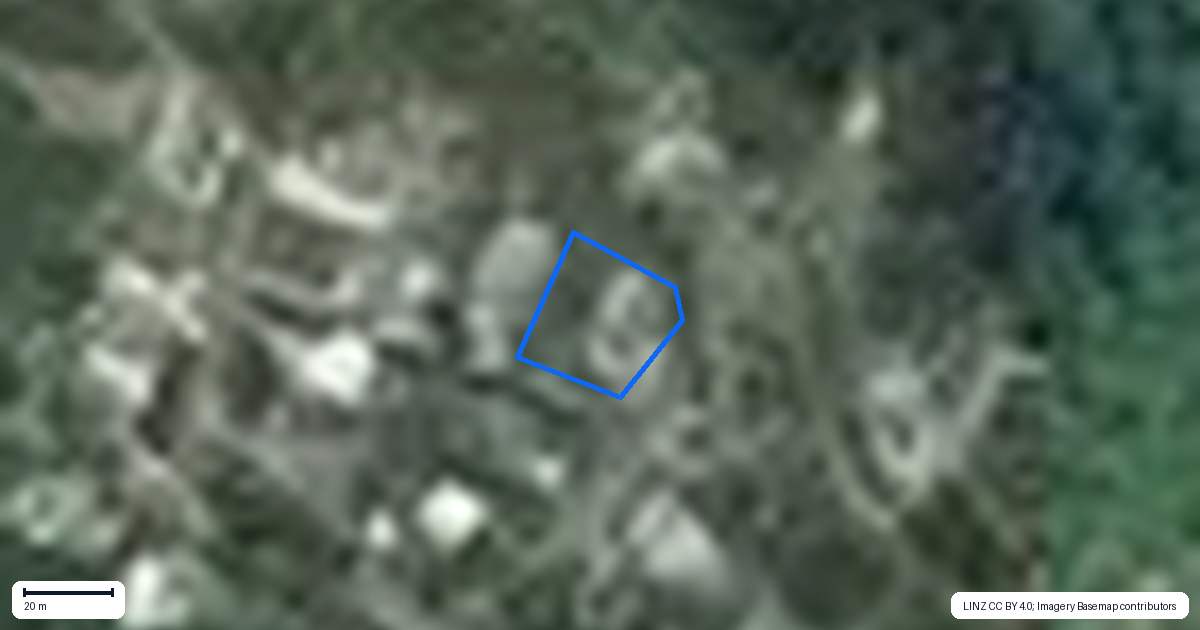 Property context map for 35 Adams Road, Thornton Bay, Thames