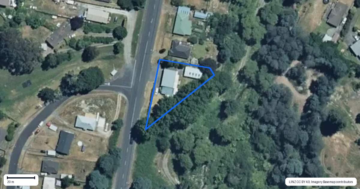Property context map for 101 Golf Road, Taumarunui