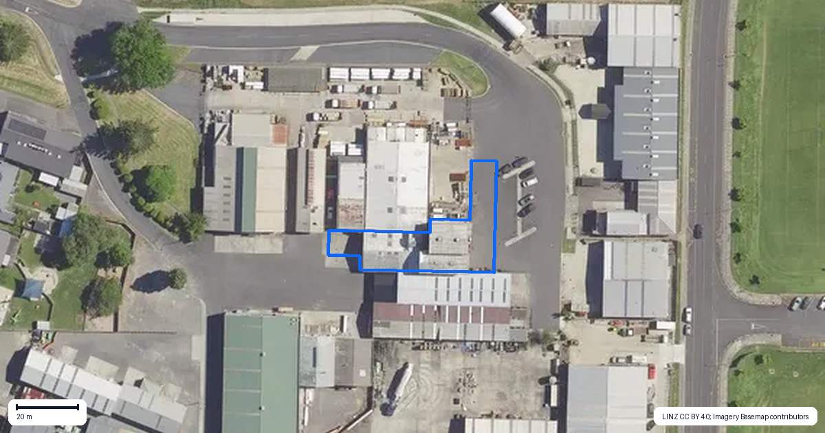 Property context map for 16 Earl Drive, Katikati