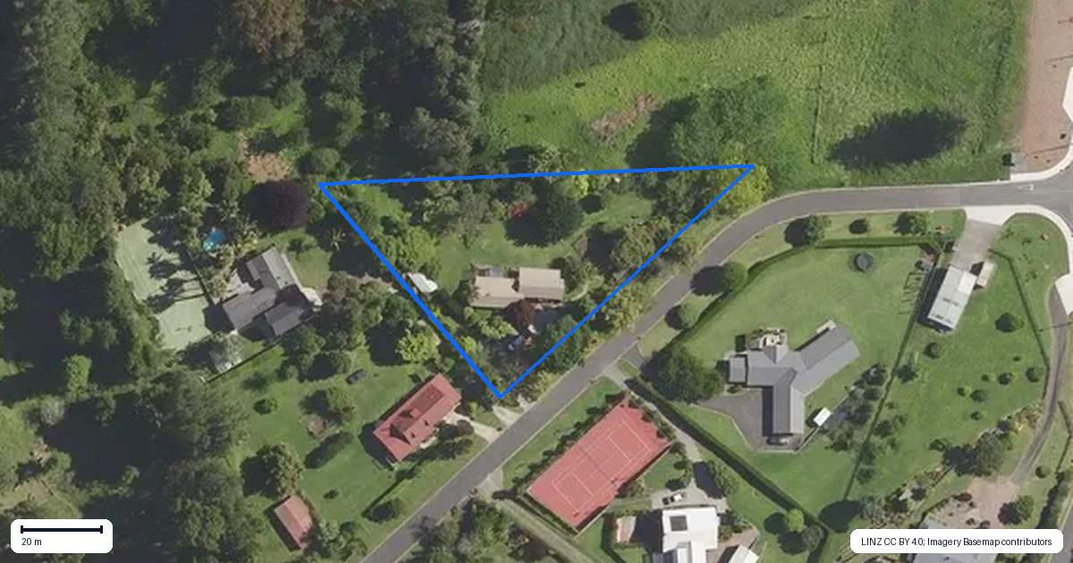 Property context map for 12 Perkins Drive, Minden