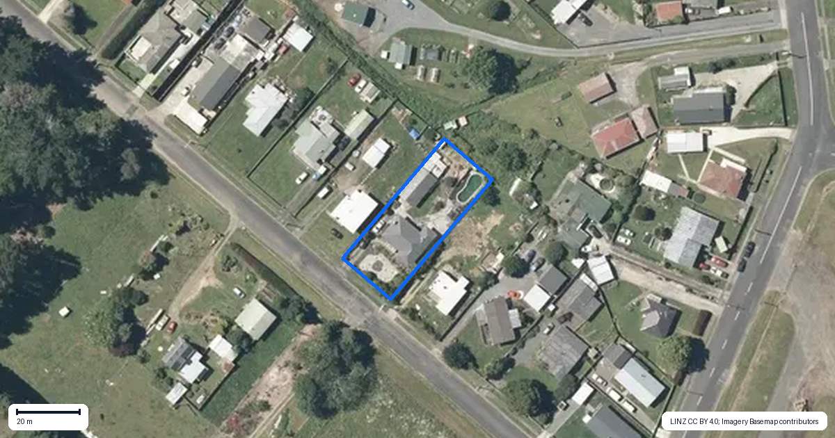 Property context map for 28 Golf Street, Putaruru