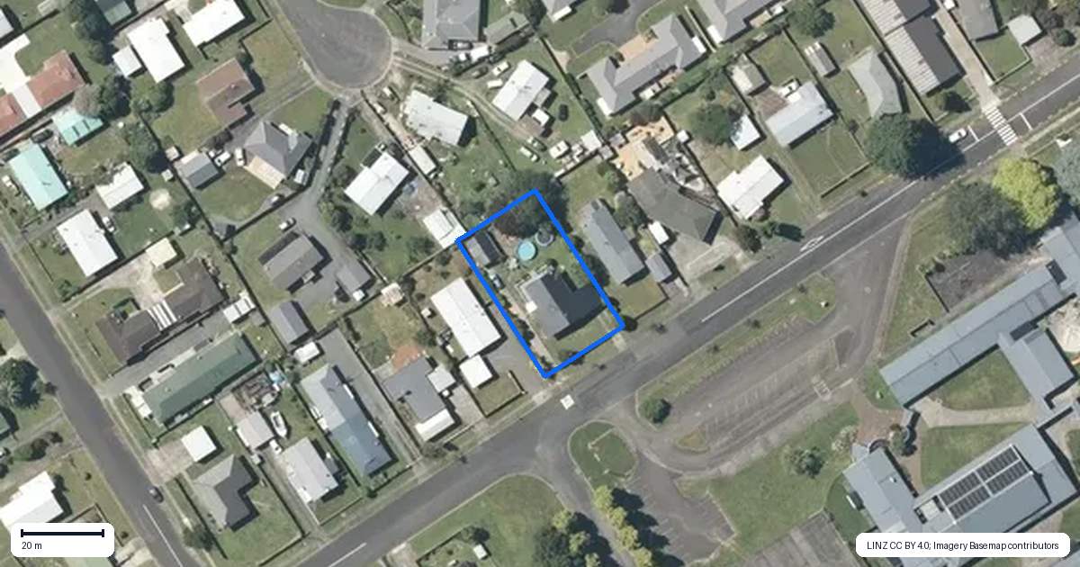 Property context map for 23 Kennedy Drive, Putaruru