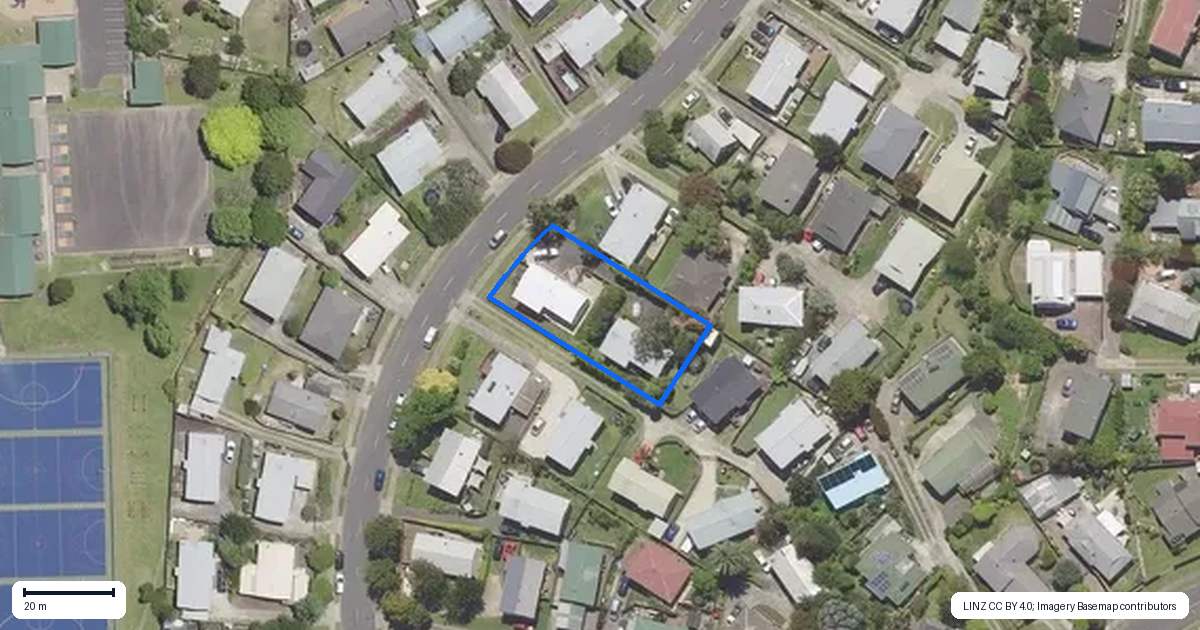 Property context map for 41B Meander Drive, Welcome Bay, Tauranga
