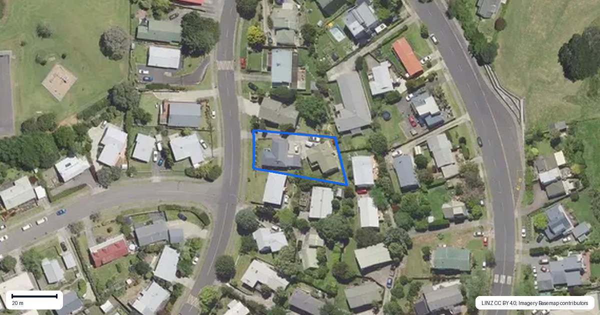 Property context map for 17B Meander Drive, Welcome Bay, Tauranga
