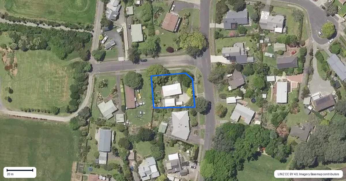 Property context map for 9 Pohutukawa Drive, Athenree, Waihi Beach