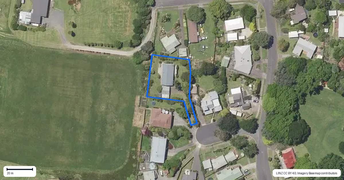Property context map for 6 Nathan Place, Athenree, Waihi Beach