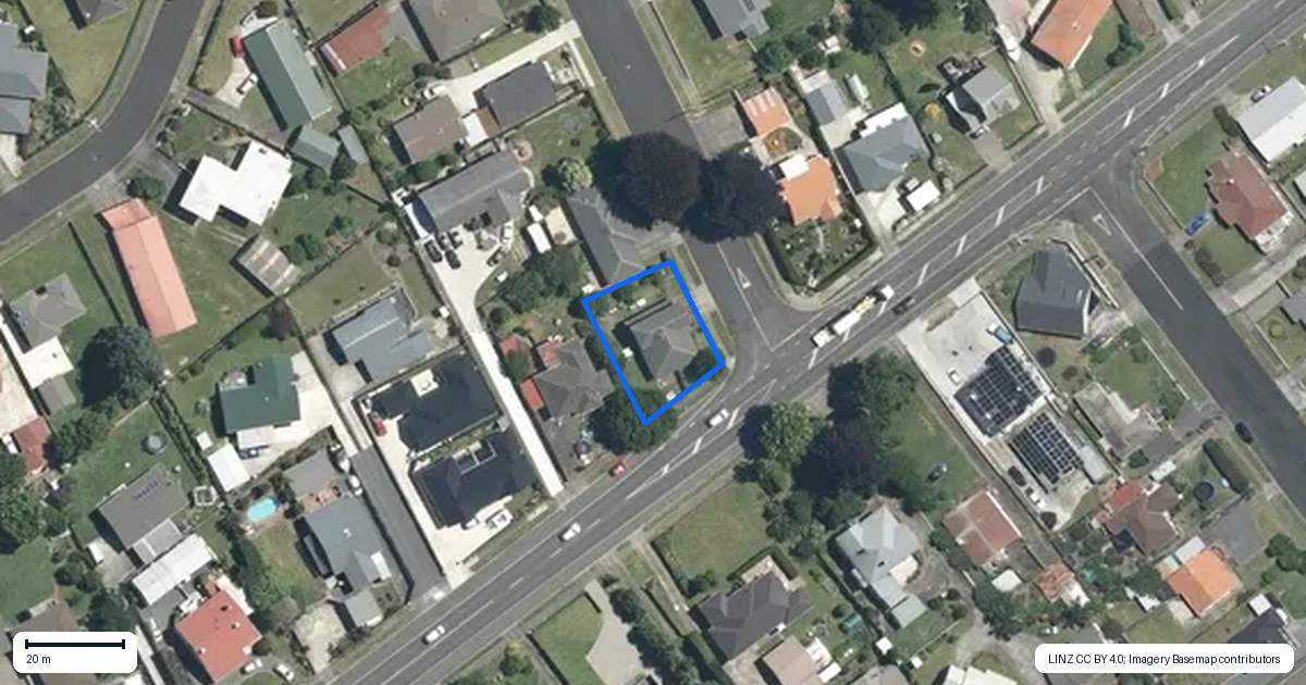Property context map for 339 Thames Street, Morrinsville