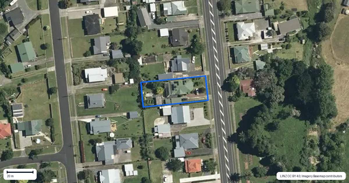Property context map for 15 Centennial Avenue, Te Aroha