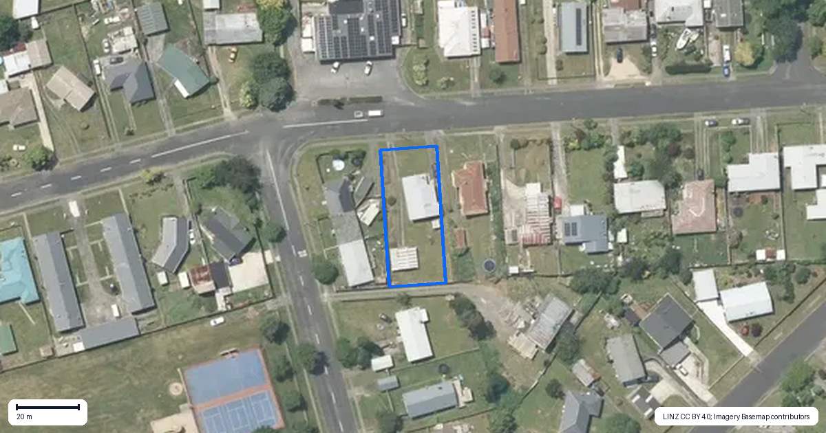 Property context map for 23 Fergusson Street, Tokoroa