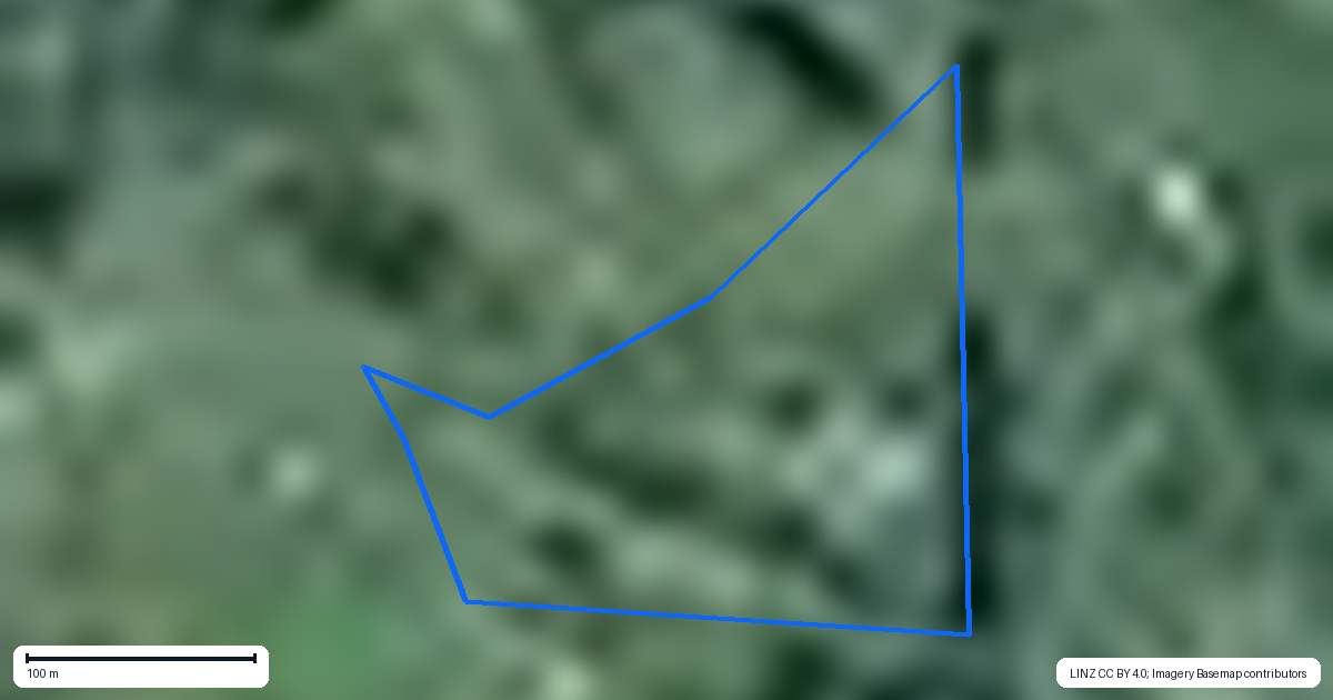 Property context map for 34 Pukekauri Road, Waikino, Waihi