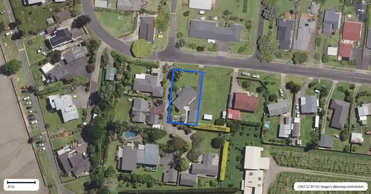 Property context map for 15 Matahiwi Road, Te Puna