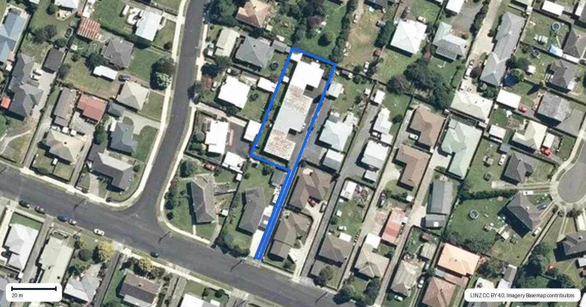 Property context map for 2/656 Mahoe Street, Te Awamutu