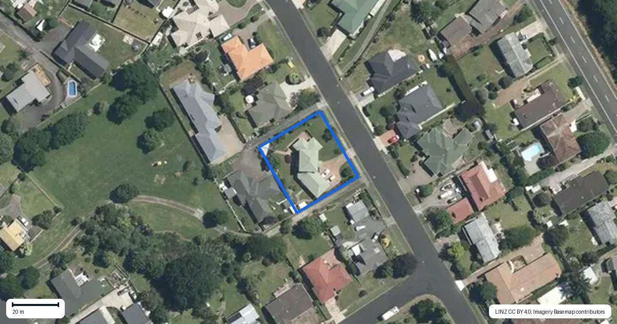Property context map for 9 Deanna Avenue, Morrinsville