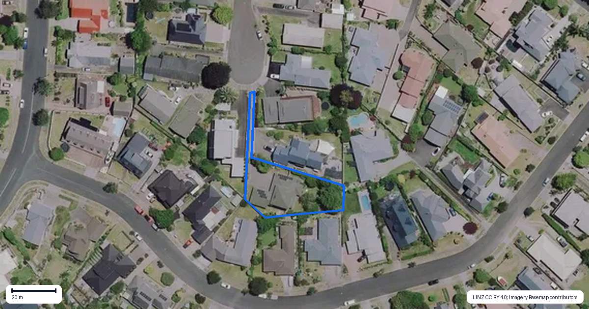 Property context map for 17 Willowfield Place, Pukete, Hamilton