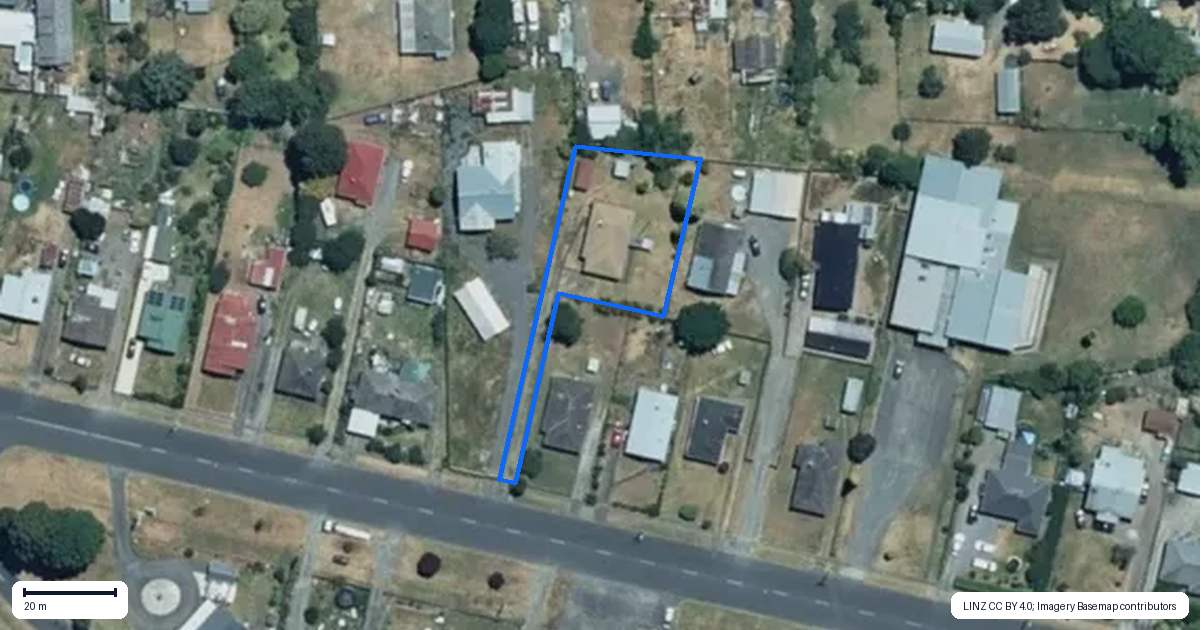 Property context map for 236 Taupo Road, Taumarunui