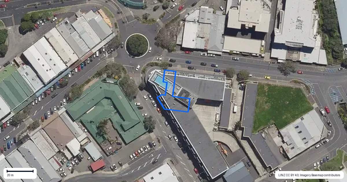 Property context map for 204/11 George Street, Whakatane