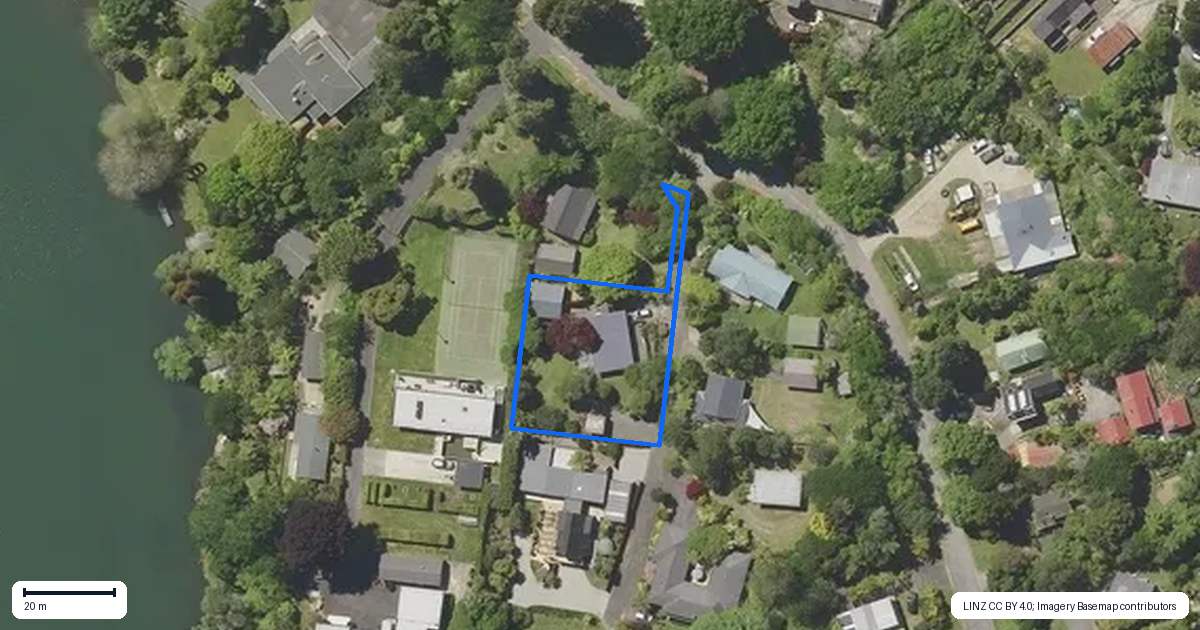 Property context map for 155C Okere Road, Okere Falls, Rotorua