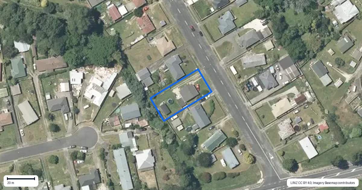 Property context map for 178 Papanui Street, Tokoroa