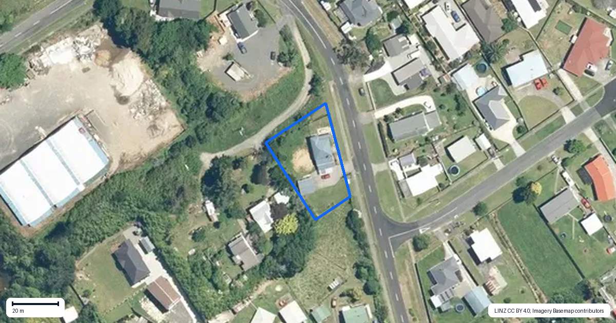 Property context map for 26 Silverton Road, Waihi
