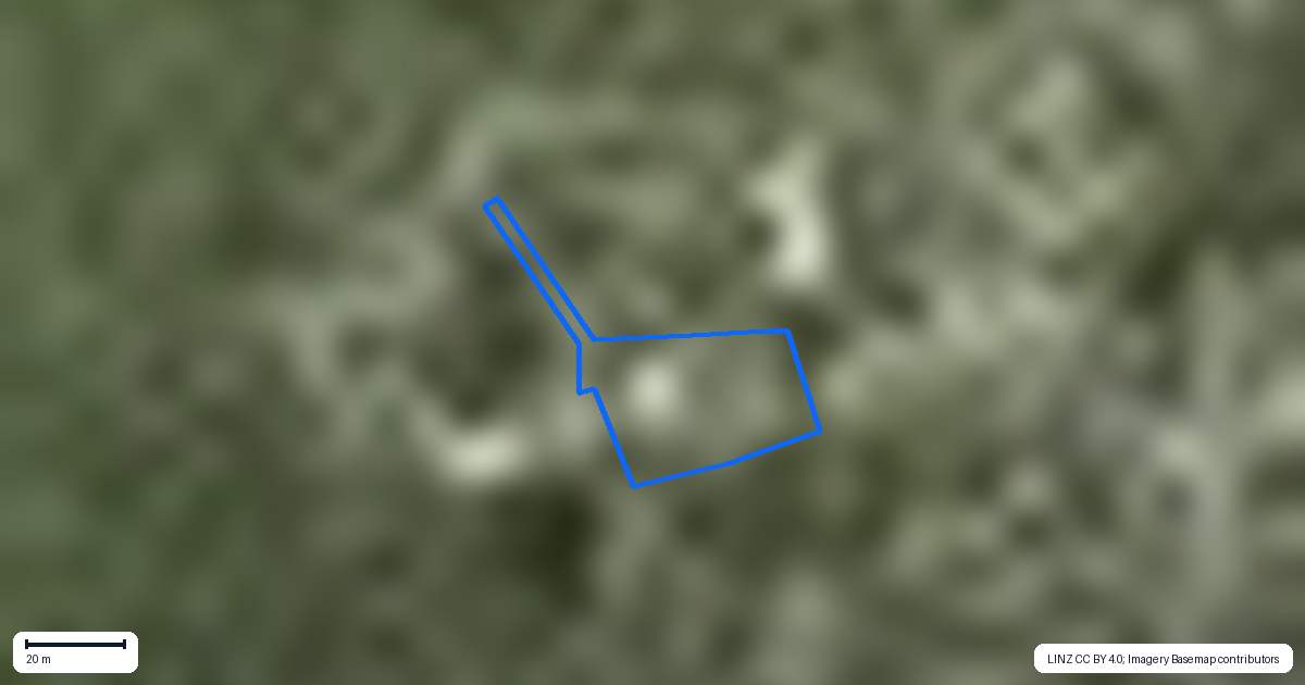 Property context map for 155B Te Akau Road, Okere Falls, Rotorua