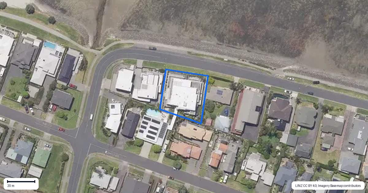 Property context map for 1/104 Harbour Drive, Otumoetai, Tauranga