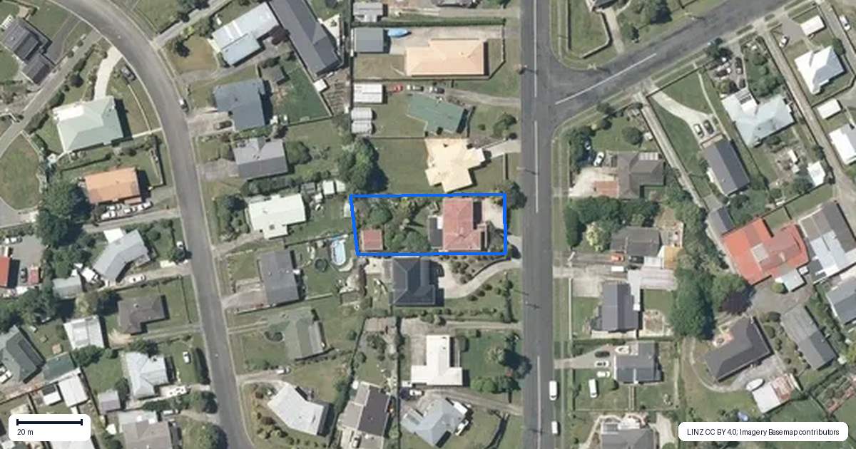 Property context map for 26 Reservoir Street, Putaruru