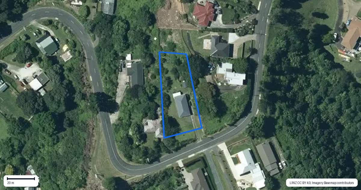Property context map for 27 Mountain View Road, Otorohanga
