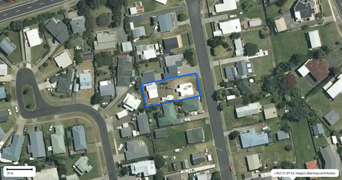 Property context map for 246 Cook Drive, Whitianga
