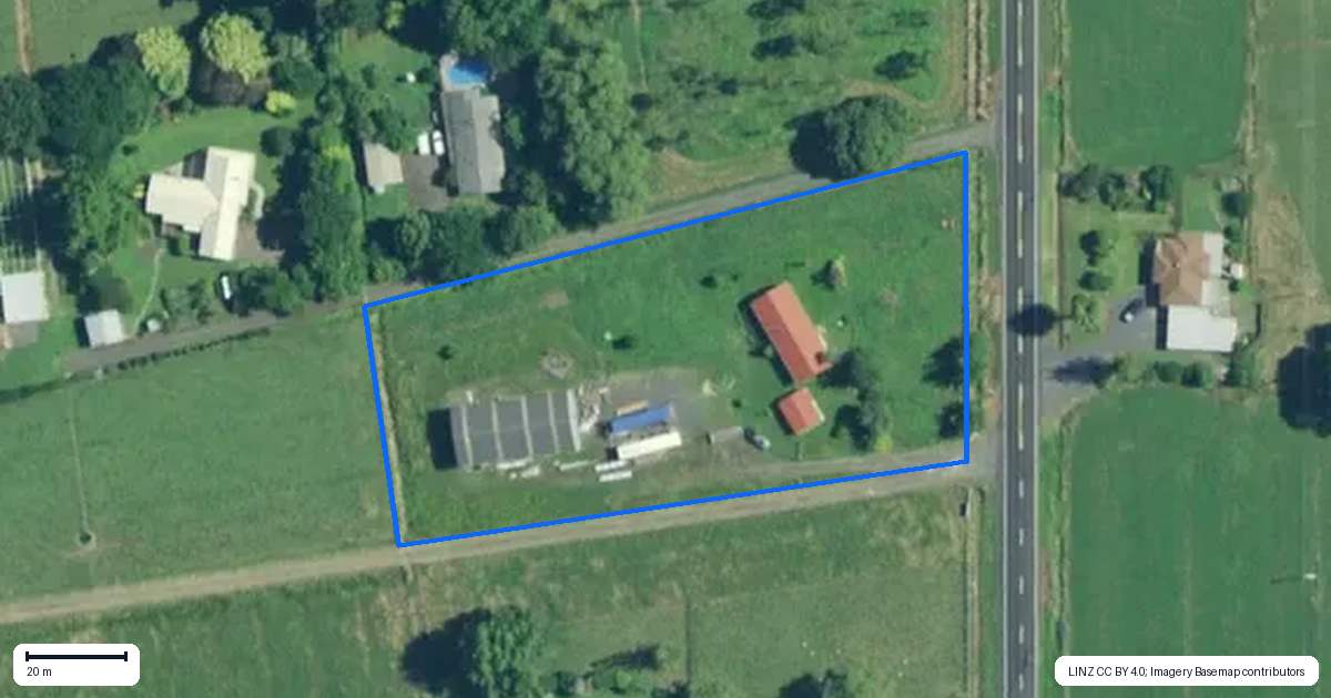 Property context map for 24 Hauraki Road, Orongo, Thames