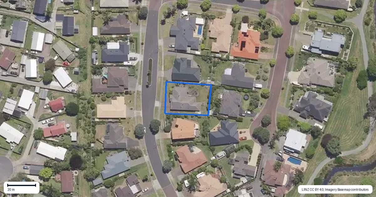 Property context map for 28 Santa Barbara Drive, Papamoa Beach, Papamoa