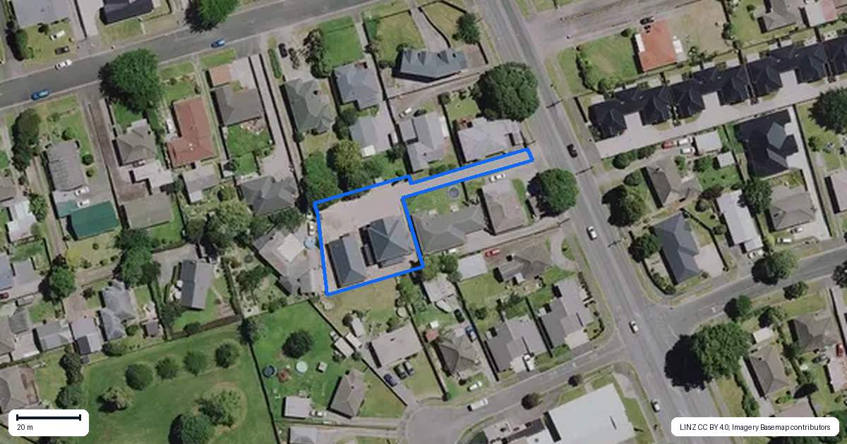 Property context map for 1115 Heaphy Terrace, Fairfield, Hamilton